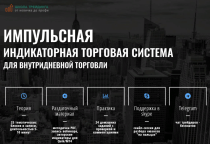 Курс
 Импульсная индикаторная торговая система для внутридневной торговли