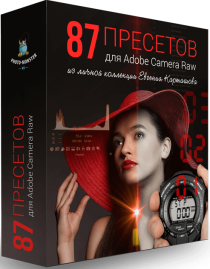 Сборник
 87 пресетов для Adobe Camera Raw