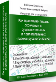 Постер: Как правильно писать окончания