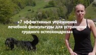 Постер: 7 эффективных упражнений лечебной физкультуры для устранения грудного остеохондроза