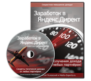 Постер: Заработок в Яндекс.Директе. Секреты получения дохода от любых партнерок!