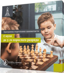 Постер: Программы подготовки шахматистов любого уровня для взрослых и детей