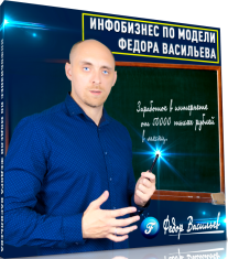 Постер: Инфобизнес от А до Я по модели Федора Васильева
