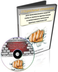 Постер: Специальные упражнения для максимального развития силы и скорости ударов руками