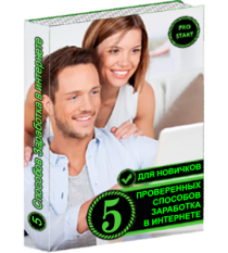 Текст
 5 проверенных способов заработка в интернете