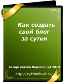 Как создать свой блог за сутки