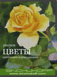 Постер: Рисуем цветы цветными карандашами